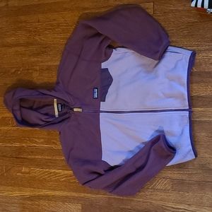 Girls Patagonia Fleece zip up Size M